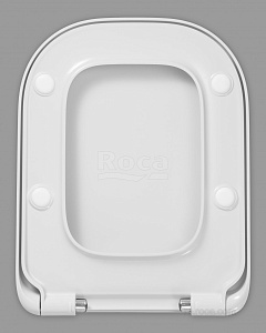 Крышка-сиденье Roca 801472001 The Gap для унитаза, SoftClose, белый,петли хром