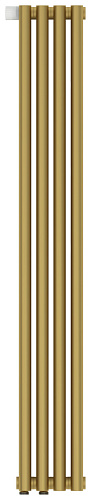 Радиатор Сунержа 032-0320-1204 Эстет-0 отопительный н/ж EU50 левый 1200х180 мм/ 4 секции, матовое золото