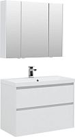 Комплект мебели Aquanet 00240467 Гласс для ванной комнаты, белый