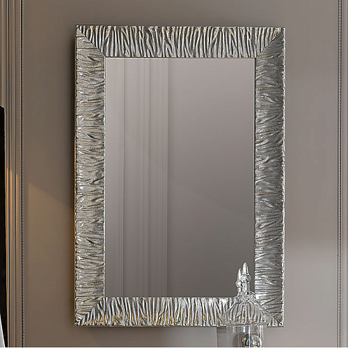 Зеркало 70x100 см Kerasan Retro 7365 02 цвет серебро состаренное-пятнистое