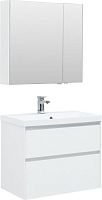 Комплект мебели Aquanet 00240465 Гласс для ванной комнаты, белый