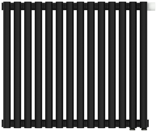 Радиатор Сунержа 31-0312-5014 Эстет-11 отопительный н/ж EU50 500х630 мм/ 14 секций, матовый черный