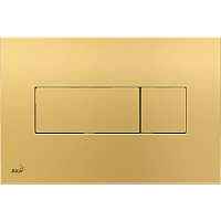 Кнопка смыва AlcaPlast M375 золотая