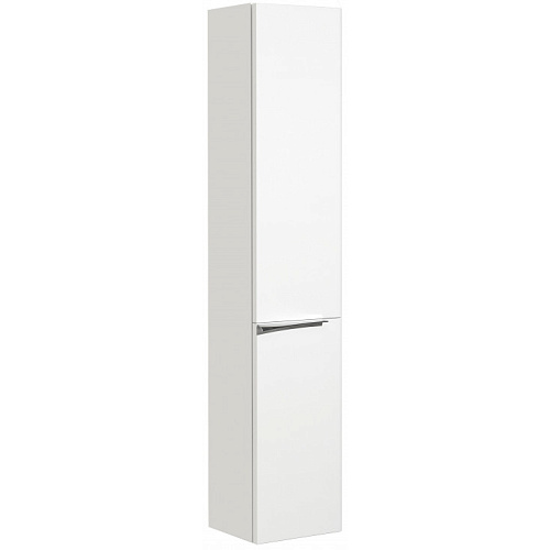 Шкаф - колонна Акватон 1A235403BV01R Беверли 34х160 см, правый, белый глянец,хром глянец купить недорого в интернет-магазине Керамос