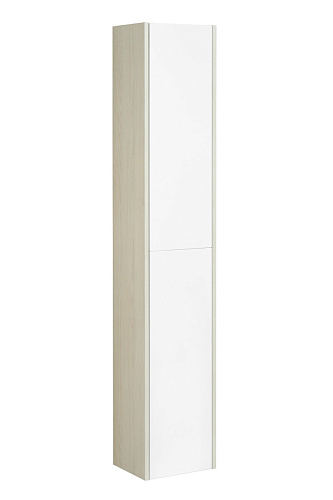 Шкаф - колонна Акватон 1A171203YOAV0 Йорк 30х160 см, белый,ясень фабрик купить недорого в интернет-магазине Керамос