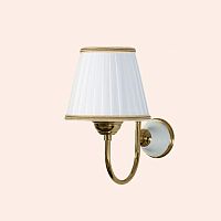 Настенная лампа светильника TW Harmony 029, с основанием, цвет:  белый,бронза ,TWHA029bi,br без абажура