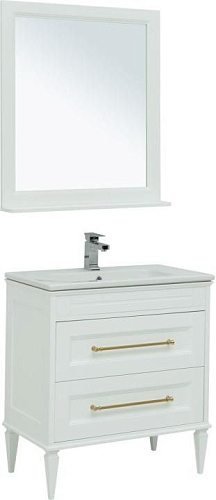 Комплект мебели Aquanet 00281191 Бостон для ванной комнаты, белый купить недорого в интернет-магазине Керамос