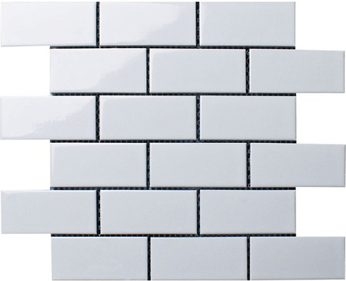 Мозаика Bonaparte Керамическая мозаика BrickWhite купить недорого в интернет-магазине Керамос