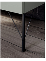 Ножка Idea Srl Ideagroup PIEF3 Form Nero Opaco Stock для мебели