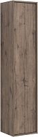 Шкаф-пенал Aquanet 00295038 Lino подвесной, 160х35 см, темное дерево