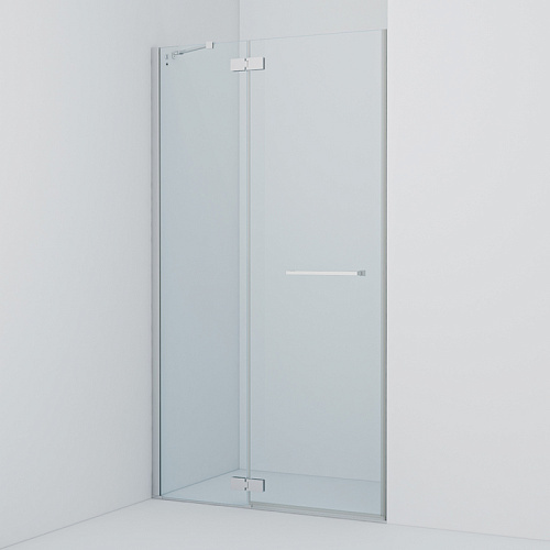 Душевая дверь IDDIS, SLI6CH1i69 Slide распашная 110х195 см, глянцевый алюминиевый профиль