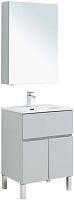 Комплект мебели Aquanet 00274530 Алвита New для ванной комнаты, серый