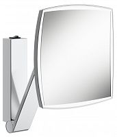 Косметическое зеркало Keuco 17613019004 iLook_move с подсветкой, 20 см, хром