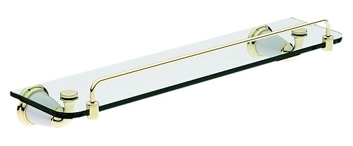 Art & Max BIANCHI AM-E-2611-Do Полка стеклянная, золото купить недорого в интернет-магазине Керамос