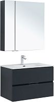 Комплект мебели Aquanet 00274200 Алвита New для ванной комнаты, серый