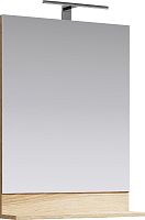 Зеркало Aqwella FOS0206DS Foster с подсветкой 60х80 см, дуб сонома