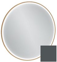 Зеркало Jacob Delafon EB1290-S17 ODEON RIVE GAUCHE, 90 см, с подсветкой, рама серый антрацит сатин
