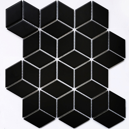 Мозаика Bonaparte Керамическая мозаика Landa Black (matt) купить недорого в интернет-магазине Керамос