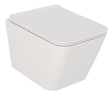 Унитаз подвесной Sole CUB11SC4 Cube с крышкой Soft-close, 36х48 см, белый