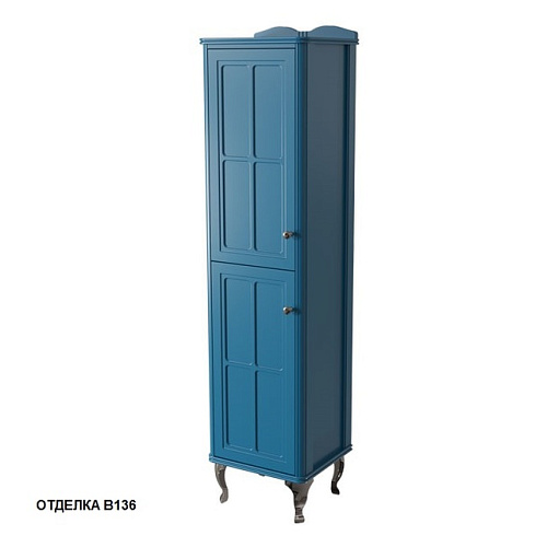 Пенал Caprigo 33450L-В136 Borgo напольный 40х164 см, левый, синий купить недорого в интернет-магазине Керамос